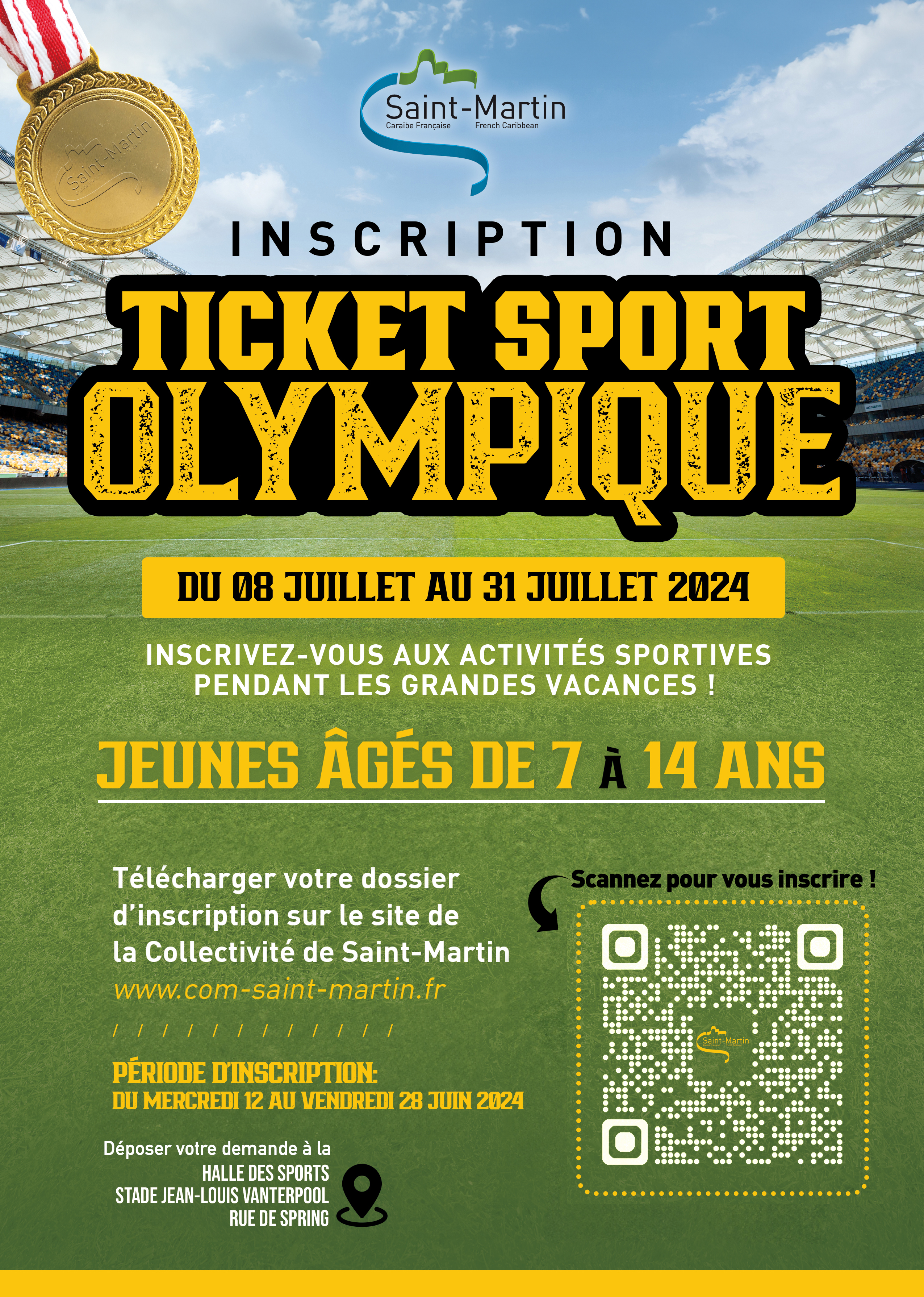 Inscription Ticket - Sports Olympique 2024
